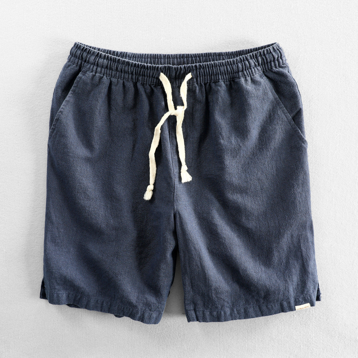 Marine shorts af hør - Scandi København