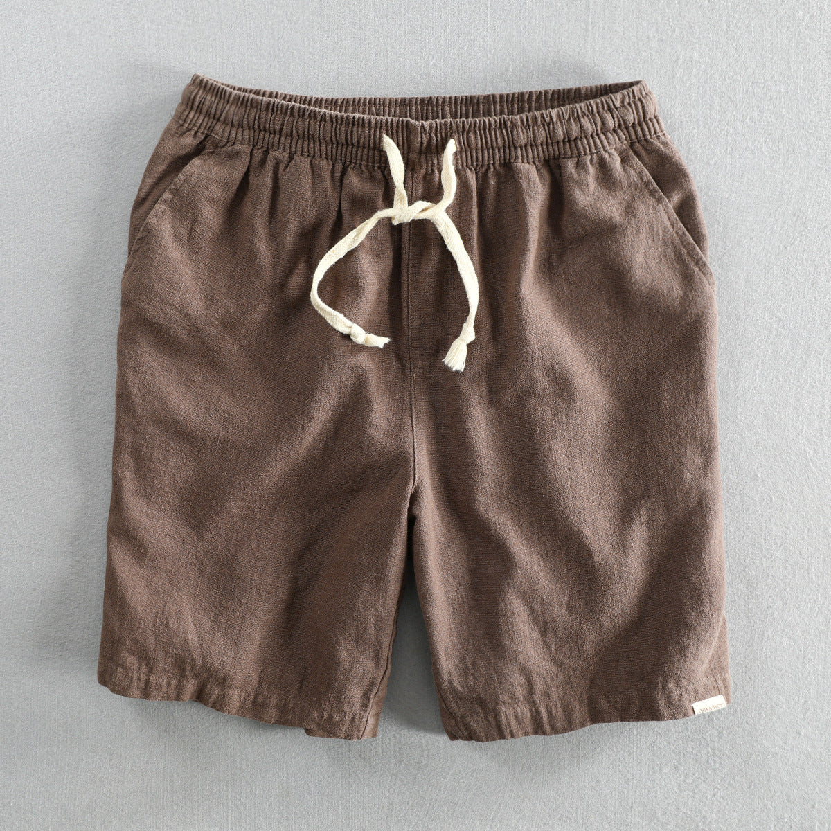 Marine shorts af hør - Scandi København