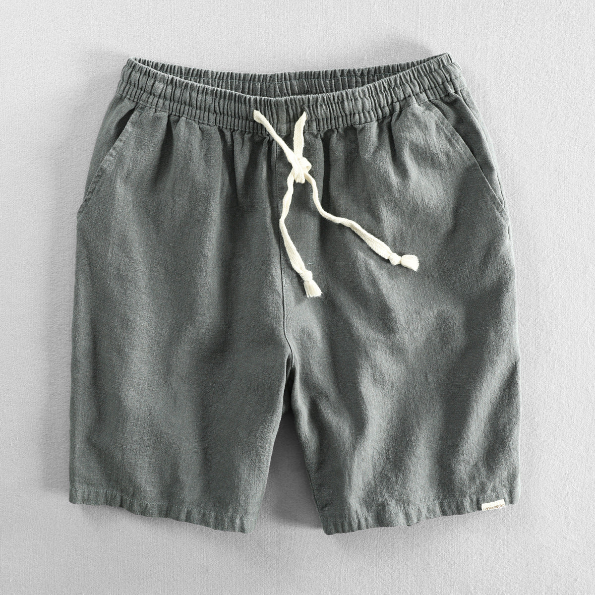 Marine shorts af hør - Scandi København